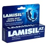 Lamisil AT Antifungal Cream for Athlete's Foot, .85-Ounce Tubes (Pack of 2)