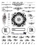 Creative Imaginations Dates Clear Stamps