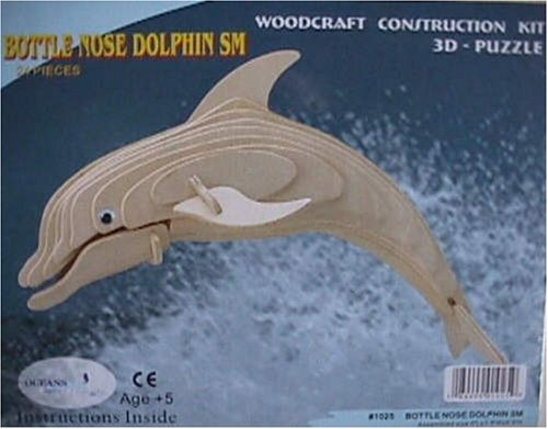 Bottle Nose Dolphin Woodcraft Construction Kit