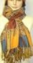 Made in India Seventy Five By Twenty Nine Inch Pashima Scarf