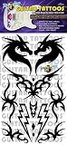 Classic Tribal - Guitar Tattoos - Reuseable vinyl decals - Designed to look like a tattoo on your guitar - by Tattoo Johnny - Use again and again, great fun, cool and funky - will not harm the instrument - fantastic present - do not use on nitro finishes