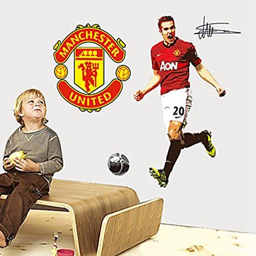 DS-Exciting Soccer Manchester United Van Persie PVC Wall Sticker Wall Decals