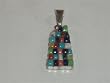 Turquoise Jewelry Silver Pendant - PD-0055