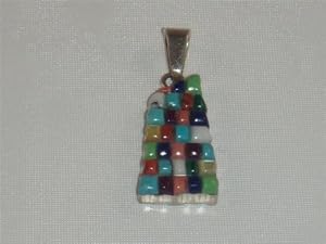 Turquoise Jewelry Silver Pendant - PD-0055