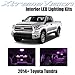 XtremeVision Toyota Tundra 2014+ (14 Pieces) Pink Premium Interior LED Kit Package + Installation Tool