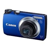 Canon Powershot A3300 16 MP Digital Camera with 5x Optical Zoom (Blue)