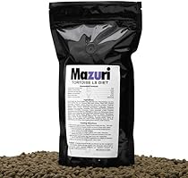Mazuri Tortoise LS Diet, A High Fiber Diet Designed For Dry Land Herbivorous Tortoises Such As Gopher, Sulcata, Galapagos, And May Be Used With Other Herbivorous Reptiles As Well, 18oz(0.5kg)
