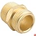 Gilmour 3/4-Inch Brass Double Male Hose Connector 7MH7MP5P