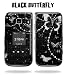 SAMSUNG ALIAS 2 (SCH-u750) Cell Phone Protective Vinyl Skin Verizon -Black Butterfly