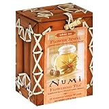 Numi Tea Flower Jewel, Flower Pearls Flowering White Tea in Bamboo Bin, 3.25-Ounce Packets (Pack of 2)