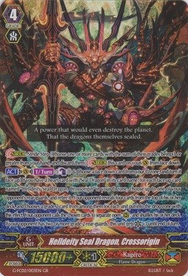 Cardfight!! Vanguard TCG - Helldeity Seal Dragon, Crossorigin (G-FC02/003EN) - Fighter's Collection 2015 Winter
