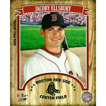 Jacoby Ellsbury Red Sox Portrait 8x10 Photo