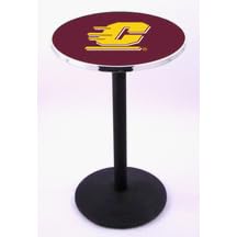 Buy Central Michigan Chippewas 42 Black Wrinkle Pub Table (214)