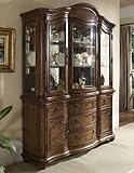 Buffet w/ Hutch by Somerton - Medium Brown w/ Light Distressing (145-71R)