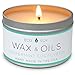 Scented Candles (Peppermint Eucalyptus) Soy Wax Aromatherapy Candles - 8oz - Made in USA