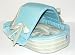 cat and dog bed/cushion 20'' x 14'' in light blue/stripes #5304H Image