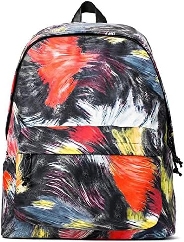 Amecema Canvas Backpack Stylish School Backpack Women Girls Backbag A