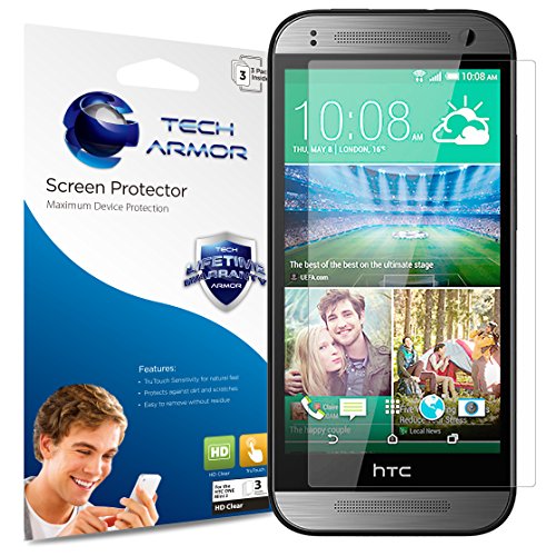 Tech Armor HTC One Remix Anti-Glare/Anti-Fingerprint (Matte) Screen Protectors [3-Pack] Lifetime Warranty