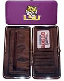 NCAA Louisiana State Fightin Tigers Ladies Microfiber Clutch Wallet