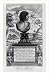 Historic Print (M): [Robert Herrick, 1591-1674, bust on pedestal, with Latin inscript...