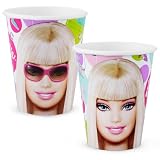 Barbie All Doll'd Up 9 oz. Paper Cups (8 count) Child