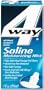 4 Way Saline Moisturizing Mist, Natural Eucalyptol & Menthol, 1-Ounce Spray Bottles (Pack of 6)