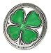 Irish Shamrock Rub for Luck Belt Buckle (T-060)