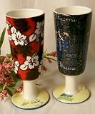 Elvis Presley Porcelain Aloha Glasses - Set of 2