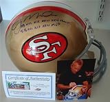 Joe Montana Autographed/Hand Signed San Francisco 49ers Authentic Helmet