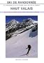 Ski de randonn�e : Haut Vallais
