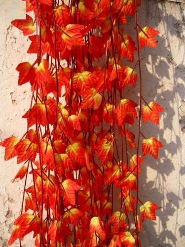 イベント 宴会 秋祭りなどの 飾りつけ ディスプレイに 造花の 紅葉  20本セット