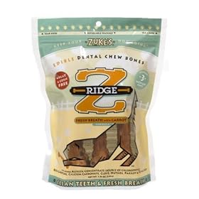 Zuke's - Z-Ridge Carrot Fresh Breath, Medium, 3ct Pouch by Zuke's