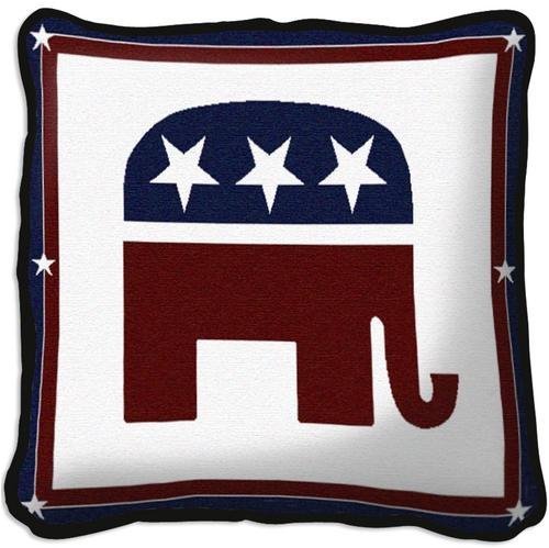Republican Logo Pillow - 17 x 17 Pillow