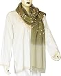 Wool Scarf Winter 09 fashion Scarf Wrap Tie Dye Print Summer Accessory 29 x 80 inches