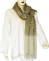 Wool Scarf Winter 09 fashion Scarf Wrap Tie Dye Print Summer Accessory 29 x 80 inches