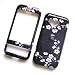 HTC T-Mobile G1 Google Phone Snap On Protector Hard Case Image Cover White Flowers