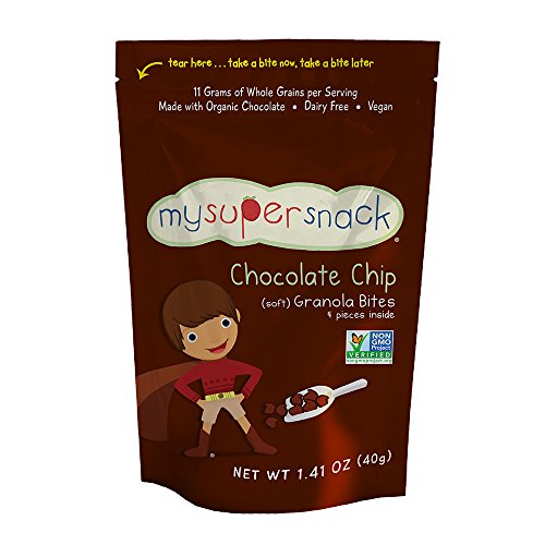 MySuperSnack Soft Granola Bites, Chocolate Chip Soft, 6 - 1.41 Ounce , Box
