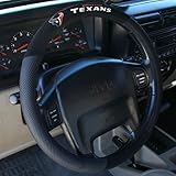 NFL Houston Texans Poly-Suede Steering Wheel Cover
