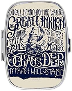 Hillsong United Oceans Lyric Custom Personalized Pill box Decorative Metal Medicine Drug Container Case Pocket or Purse