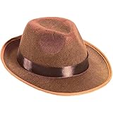 Forum Novelties Inc - Brown Fedora Adult Hat