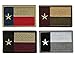 AxeSickle (2x3 Inches) Texas State Flag Patch Texas State Lonely Star Flag Morale Patch - 4 Pcs!