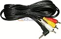6FT 3.5 mm to 3 RCA AV Camcorder Video Cable Sony JVC 6