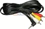 6FT 3.5 mm to 3 RCA AV Camcorder Video Cable Sony JVC 6