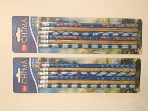 Lego Chima Pencils - Two Packs of 6 - No 2.