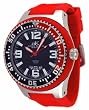 Adee Kaye #AK2230-M Men's Oversized Rubber Strap 100M Sports Watch