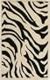 Surya Zebra Crossing G-59 2.6 by 8 Rug, Black