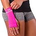 Zensah Compression Wrist Sleeve, Neon Pink, Medium