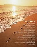 Review 1art1 GmbH  / Posters: Motivational Mini Poster - Footprints (20 x 16 inches)