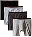 Hanes Ultimate Men's 4-Pack Black/Grey Stretch Boxer Brief