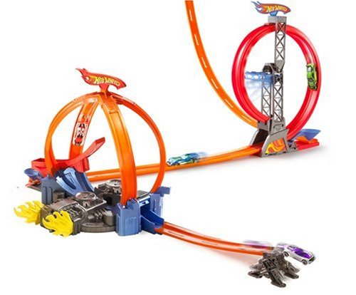 Childrens Toyshop  Toys : Hot Wheels Trick Tracks Power Loop